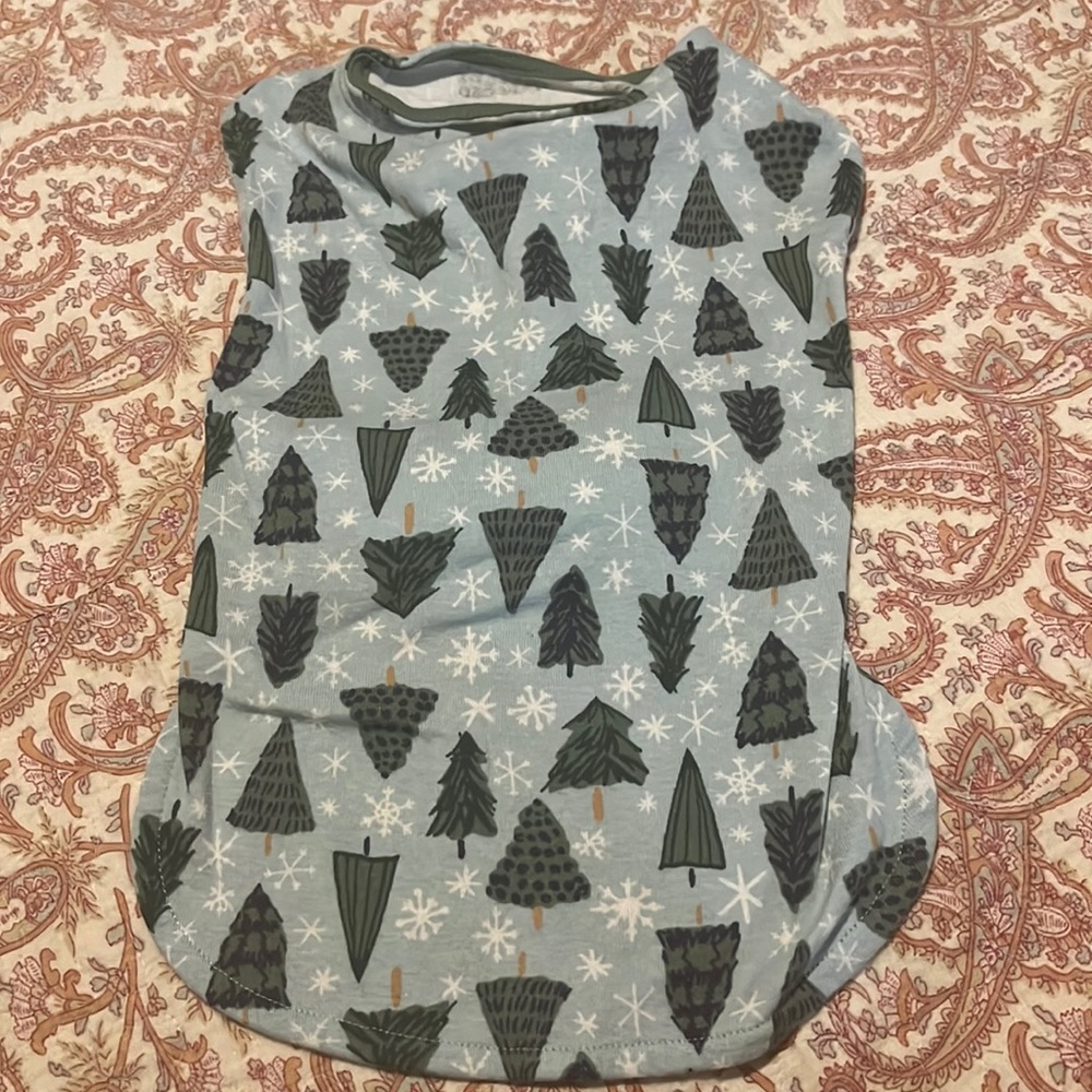 Lauren Conrad Dog pajamas snowy trees